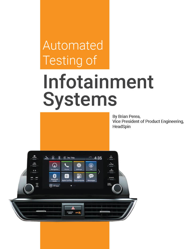 Automated Testing of Infotainment Systems Whitepaper